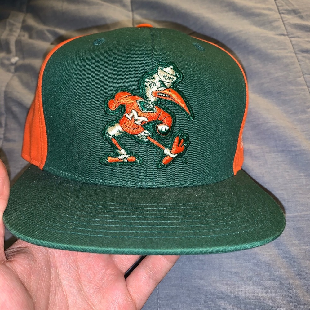 Like new Miami hurricanes SnapBack hat adidas